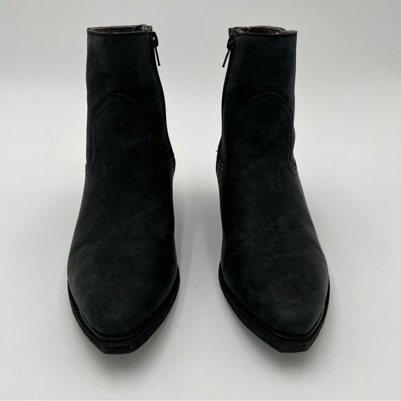 BAND OF GYPSIES Creed Western Zip Booties Black Size 8 - Picture 11 of 12